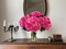 4-Pack Magenta Silk Hydrangea Artificial Flowers – Lifelike 20" Long Stem Bouquets for Home, Party, Wedding, and Table Centerpiece Decor (Rose Red)